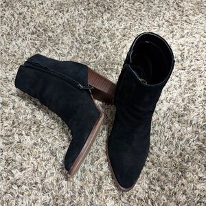 Sam Edelman Black Suede Ankle Booties